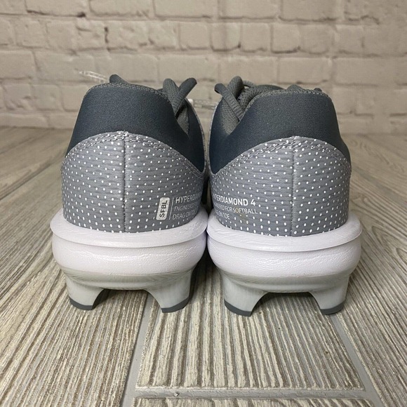 Nike Hyperdiamond 4 Pro MCS Molded Softball Cleats Womens 10 Gray DC8990-012 New - Picture 7 of 10